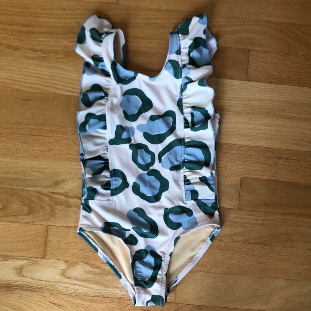 Girls Pink Chicken NYC “Katniss” one piece swimsuit